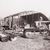 Moving the quonset to the Santa Rosa ranch in the early 1950's. "That ugly thing will folow me for the rest of my life" —Dorothy Nunes 